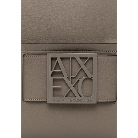 Armani Exchange Beige Polyethylene Backpack