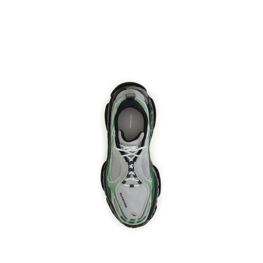 Balenciaga Gray Polyester Athletic Sneakers