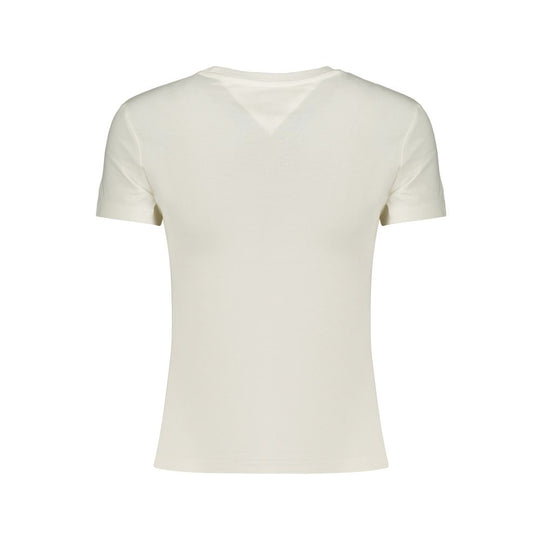 Tommy Hilfiger White Cotton Women's T-Shirt