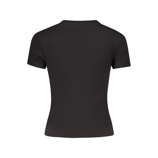 Tommy Hilfiger Black Cotton Women's T-Shirt