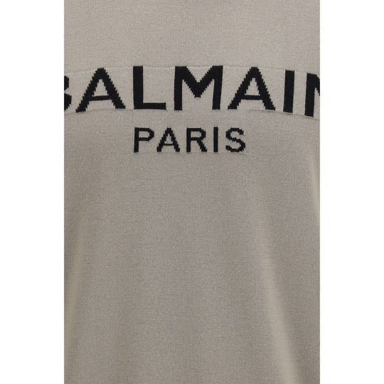 Balmain Bicolor Wool Oves Aries Sweatshirt