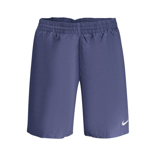 Nike Blue Polyester Men's Swim Boxer
