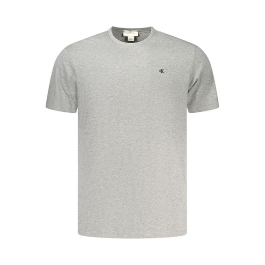 Calvin Klein Gray Cotton Men's T-Shirt