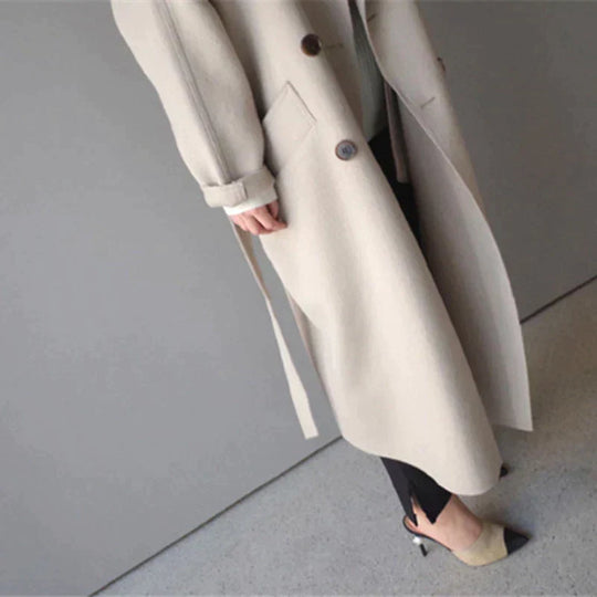 Amelia - Longline Wool Coat