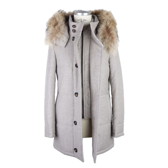 Made in Italy Gray Wool Men Jacket