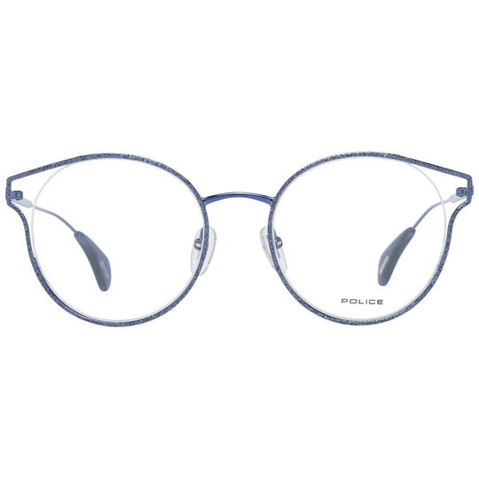 Police Blue Metal & Plastic Glasses (Frames)