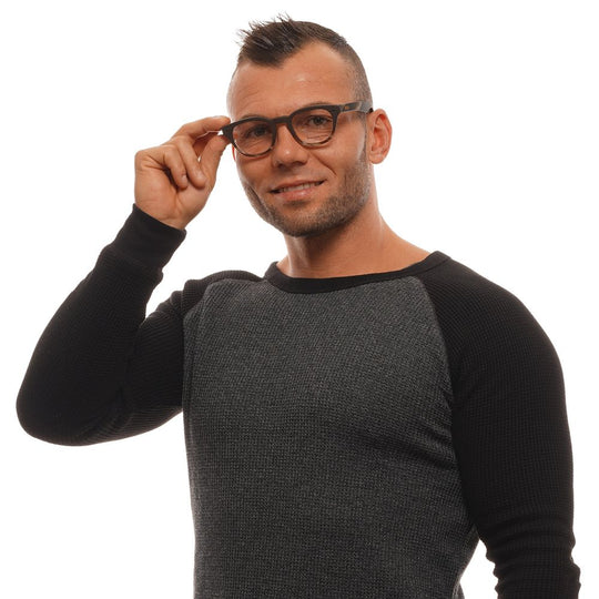 Ermenegildo Zegna Brown Plastic Glasses (Frames)
