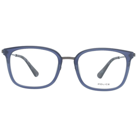 Police Blue Men Glasses Frame