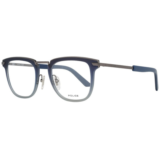 Police Blue Men Glasses Frame