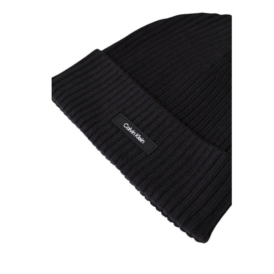 Calvin Klein Black Organic Cotton Caps Baseball Hat