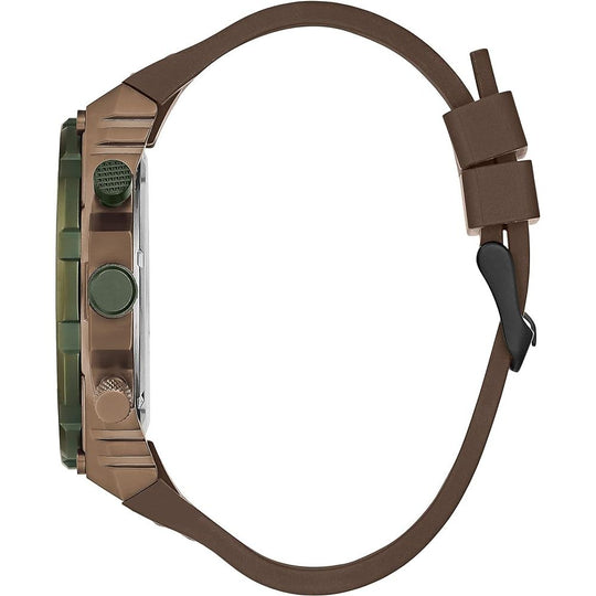 Guess Brown Synthetic Dress Watch