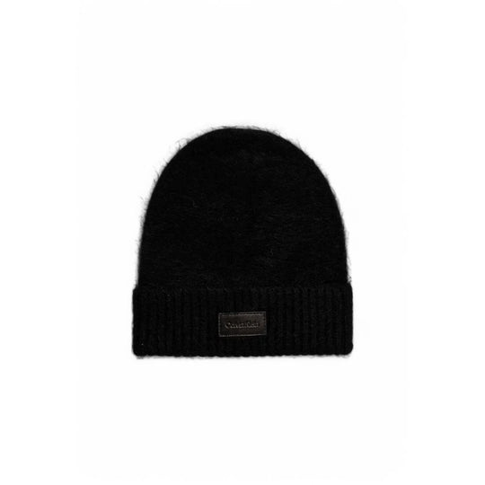 Calvin Klein Black Alpaca Leather Caps Baseball Hat