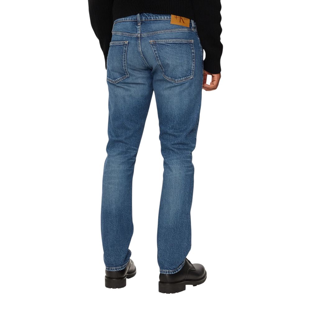 Calvin Klein Jeans Blue Cotton Skinny Jean