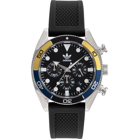 Adidas Black Synthetic Sport Watch