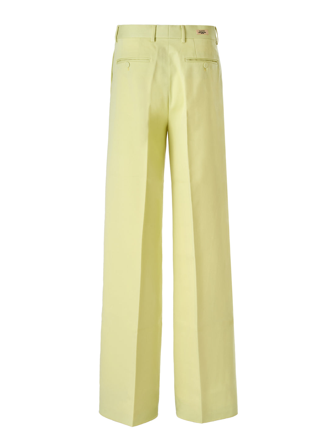 Gucci Lime Yellow Polyester Pants