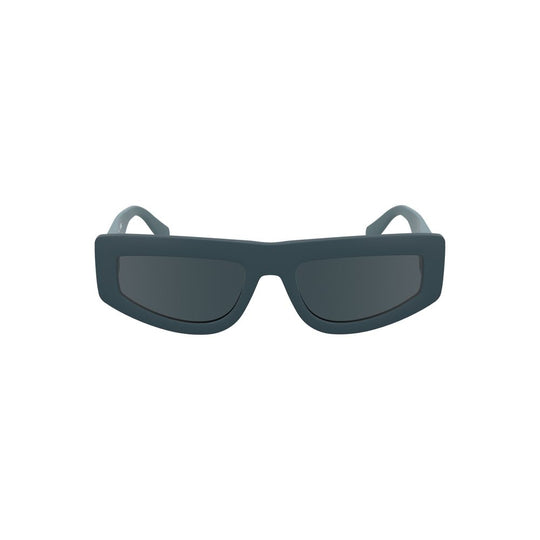 Calvin Klein Blue Bio-Based Fabric Women Sunglass