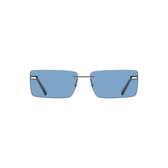 Calvin Klein Blue Metal Women Sunglass