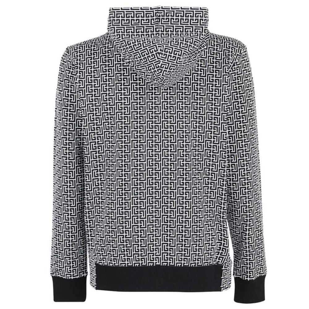 Balmain Black Cotton Men's Sweater