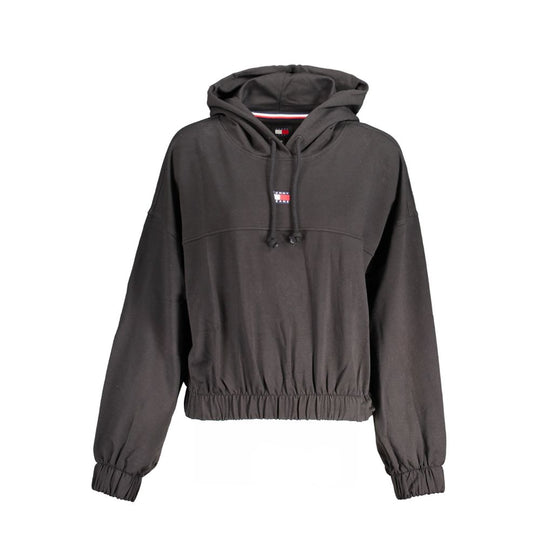 Tommy Hilfiger Black Cotton Women Sweater