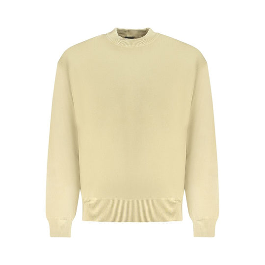 Hugo Boss Beige Cotton Men Sweater