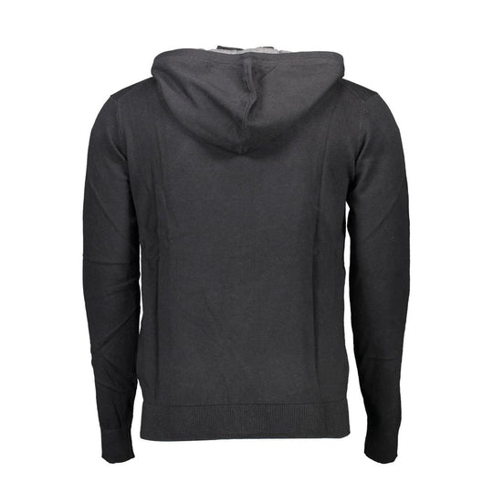 U.S. POLO ASSN. Black Cotton Mens Cardigan