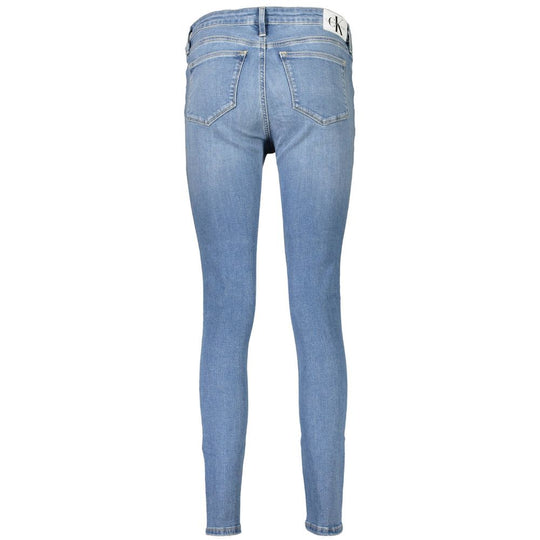 Calvin Klein Blue Cotton Women Jeans