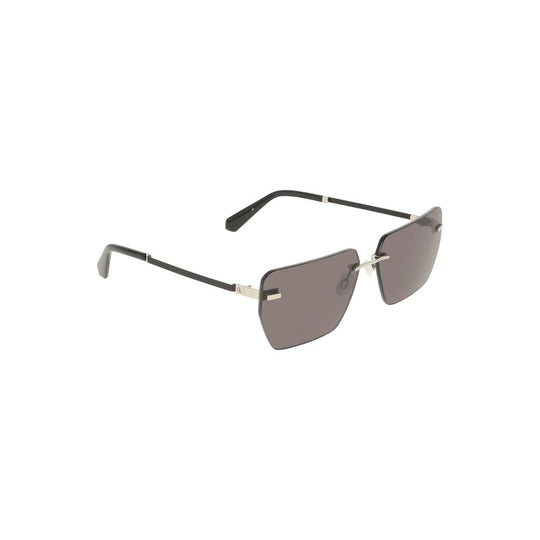 Calvin Klein Argento Metallo Men Sunglass