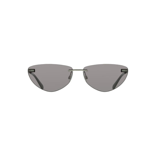 Calvin Klein Black Metal Women Sunglass