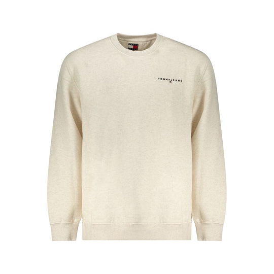 Tommy Hilfiger Beige Cotton Men Sweatshirt