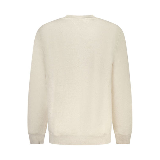 Tommy Hilfiger Beige Cotton Men Sweatshirt