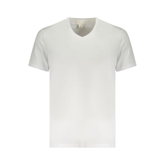 Calvin Klein White Cotton Men T-Shirt