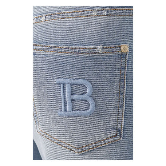 Balmain Blue Cotton Women's Jeans