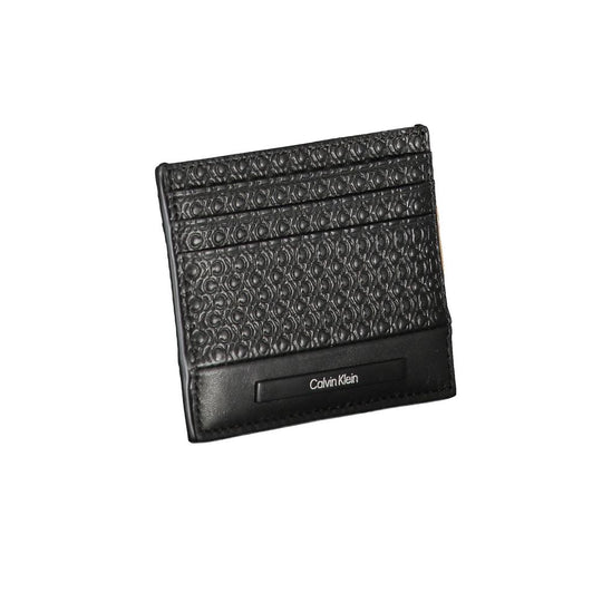 Calvin Klein Black Polyurethane Men Wallet