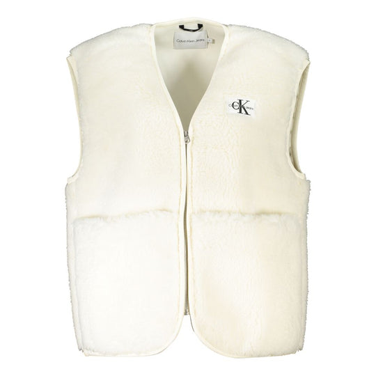 Calvin Klein White Polyester Women's Coat