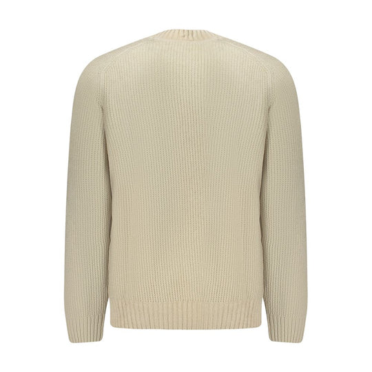 Hugo Boss Beige Cotton Sweater