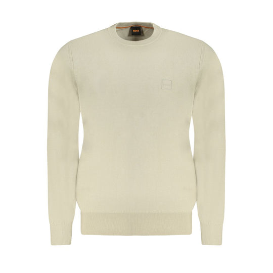Hugo Boss Beige Cotton Sweater