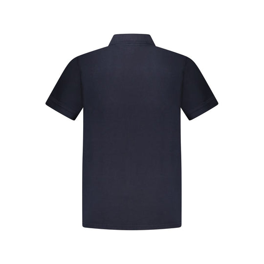 Hugo Boss Blue Cotton Polo Shirt