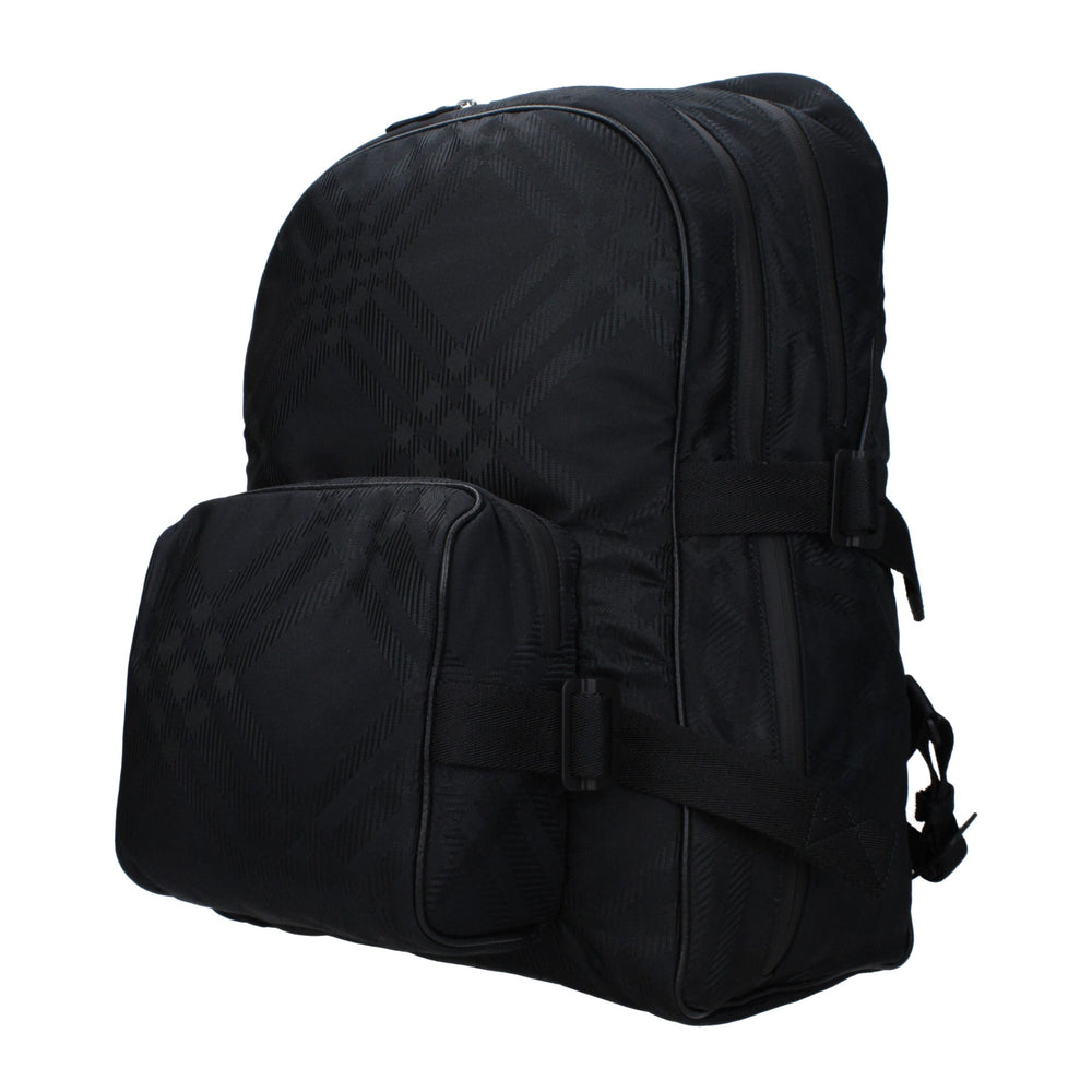 Burberry Black Fabric Backpack