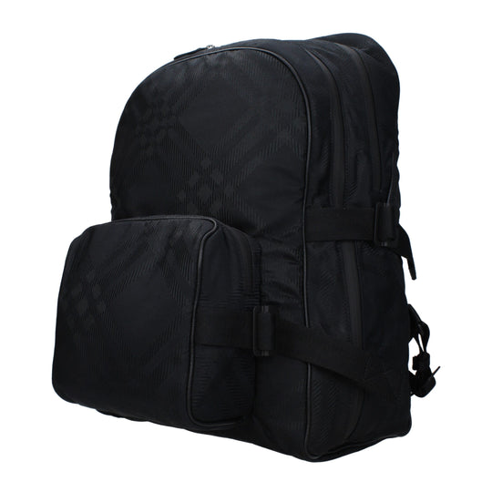 Burberry Black Fabric Backpack