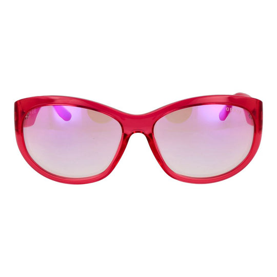 Guess Pink Stainless Steel Sunglasses