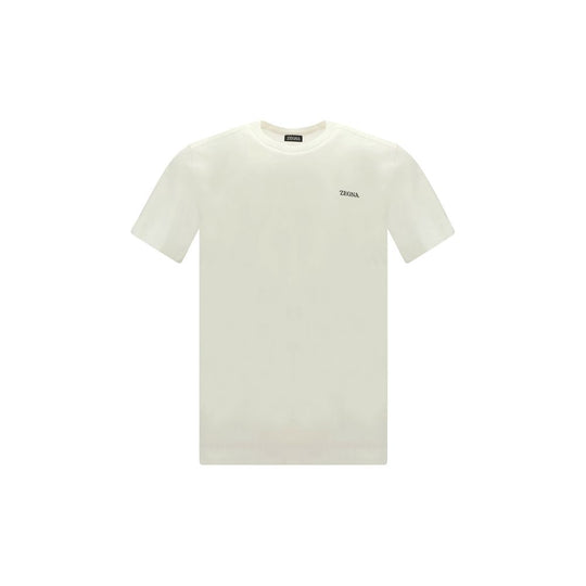ZEGNA White Cotton T-Shirt