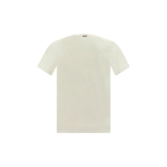 ZEGNA White Cotton T-Shirt