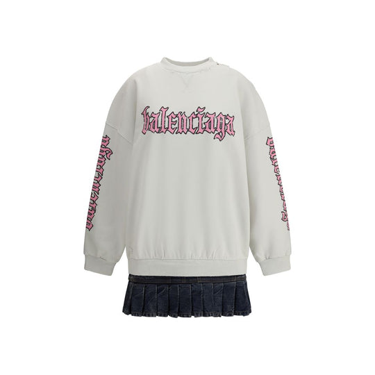 Balenciaga Sweatshirt Dress with logo