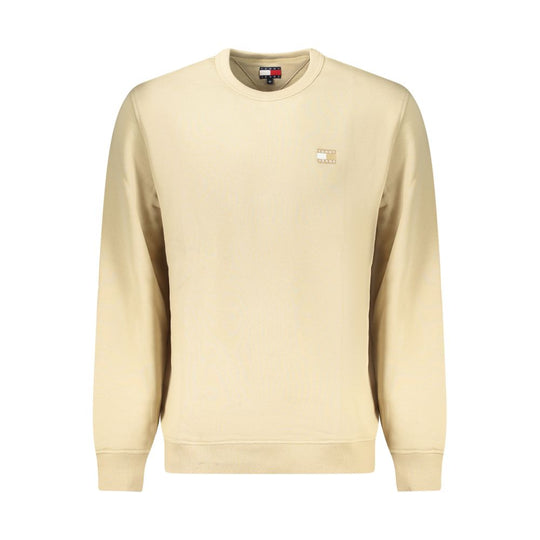 Tommy Hilfiger Beige Cotton Men Sweatshirt