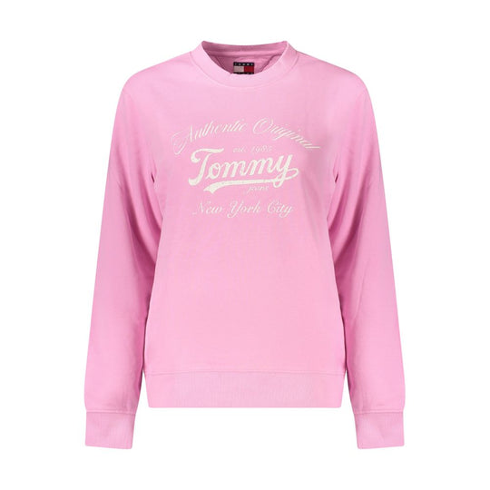 Tommy Hilfiger Pink Cotton Women Sweater