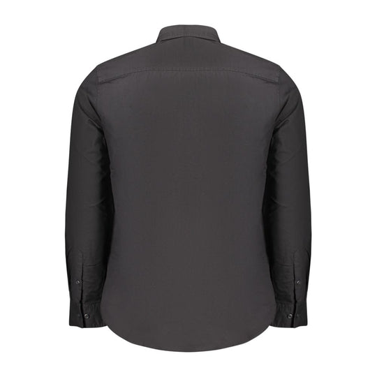 Calvin Klein Black Cotton Men Shirt