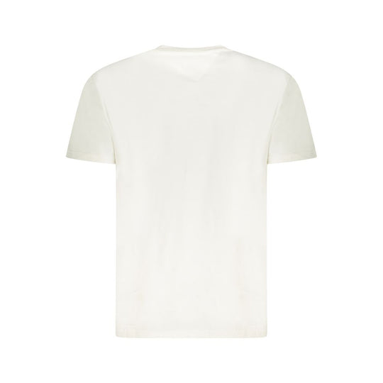 Tommy Hilfiger White Cotton Men T-Shirt