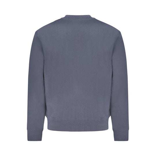 Hugo Boss Blue Cotton Men Sweater