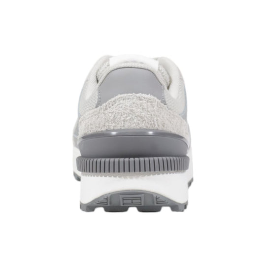 Tommy Hilfiger Jeans Gray Suede Leather Sneaker
