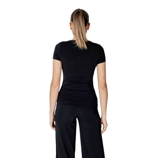 Guess Black Cotton T-Shirt